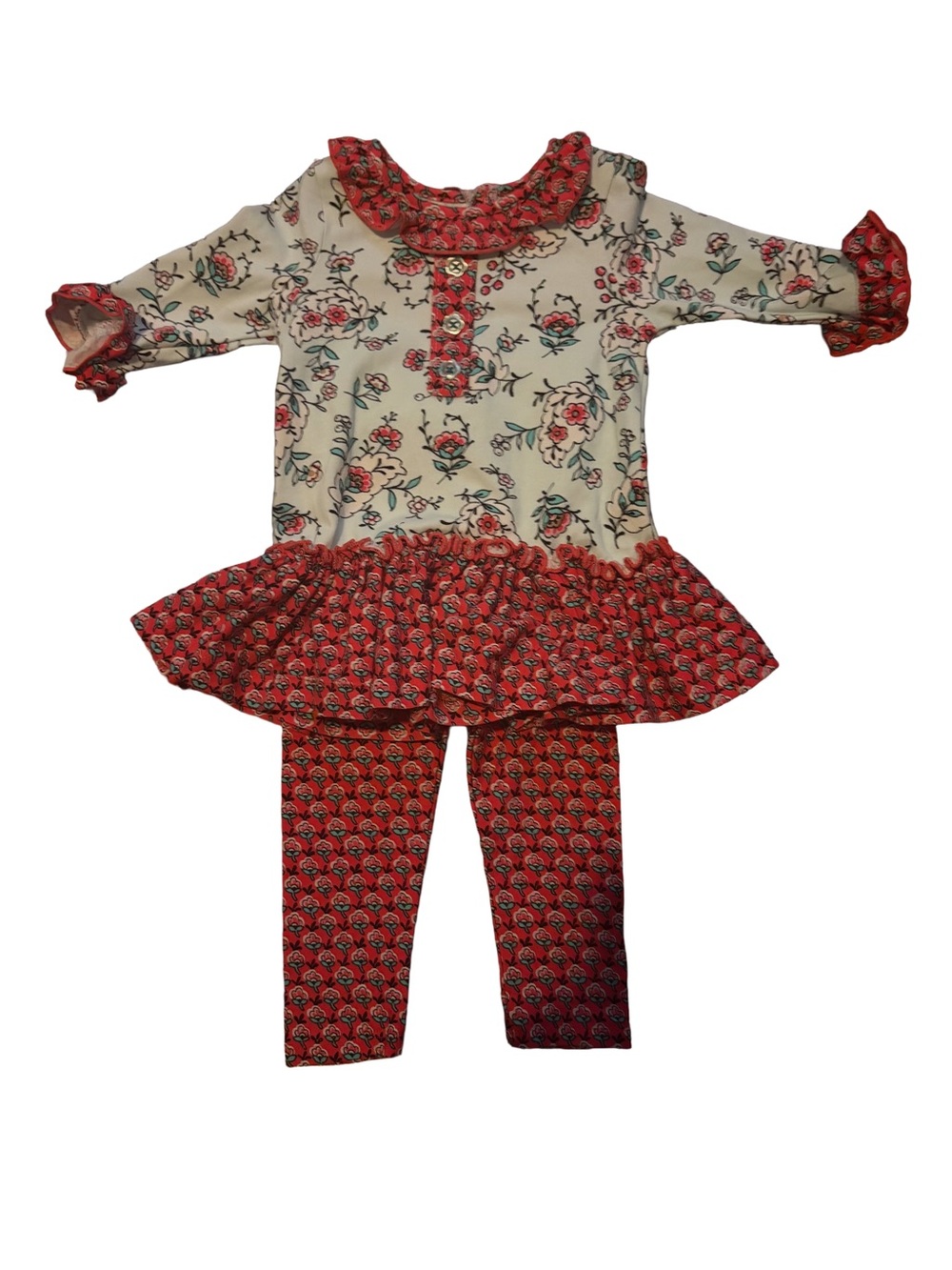 Pippa & Julie Brand Baby Girl Tunic Top with Leggings
